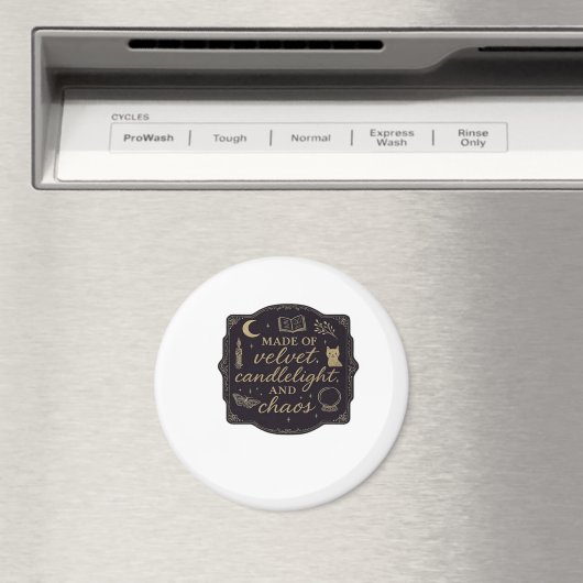 Whimsigoth Fantasy Mystical Forests, Moons & Magic Magnet (In Situ (Geschirrspüler))