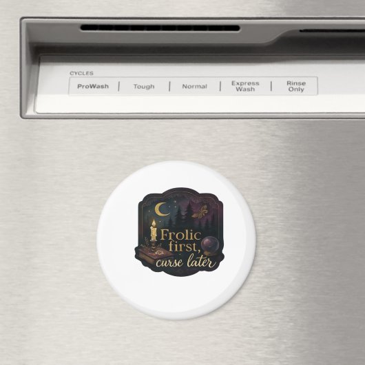 Whimsigoth Fantasy Mystical Forests, Moons & Magic Magnet (In Situ (Geschirrspüler))