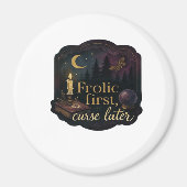 Whimsigoth Fantasy Mystical Forests, Moons & Magic Magnet (Vorne)