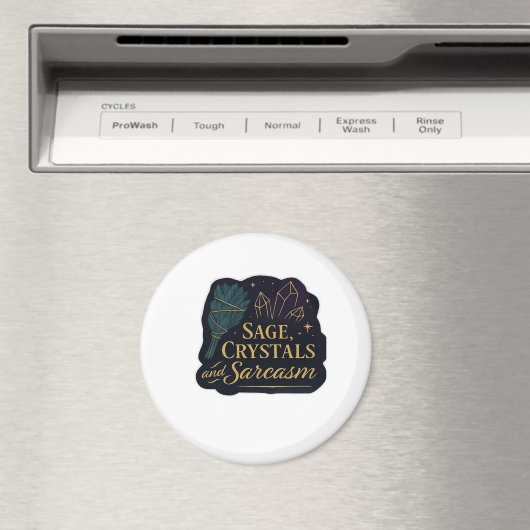 Whimsigoth Fantasy Mystical Forests, Moons & Magic Magnet (In Situ (Geschirrspüler))