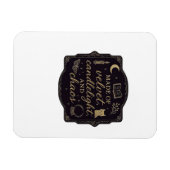 Whimsigoth Fantasy Mystical Forests, Moons & Magic Magnet (Horizontal)