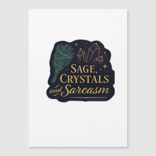 Whimsigoth Fantasy Mystical Forests, Moons & Magic Magnetkarte (Vorderseite)