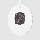 Whimsigoth Fantasy Mystical Forests, Moons & Magic Ornament (Vorderseite)