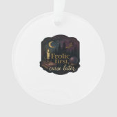 Whimsigoth Fantasy Mystical Forests, Moons & Magic Ornament (Vorderseite)