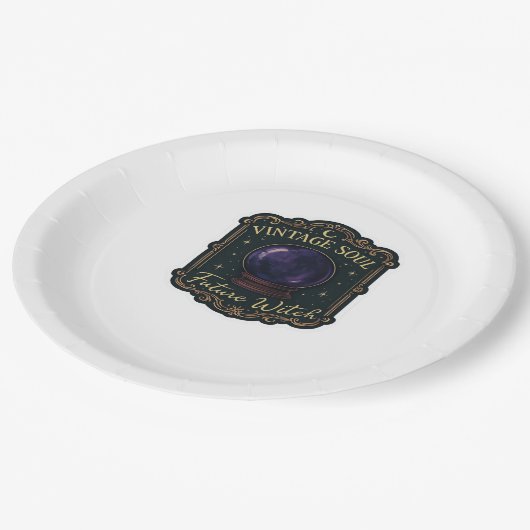 Whimsigoth Fantasy Mystical Forests, Moons & Magic Pappteller (Schrägansicht)