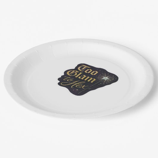 Whimsigoth Fantasy Mystical Forests, Moons & Magic Pappteller (Schrägansicht)