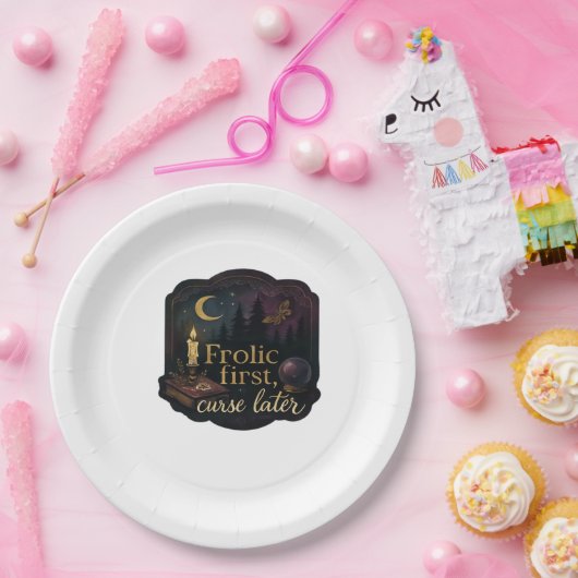 Whimsigoth Fantasy Mystical Forests, Moons & Magic Pappteller (Party)