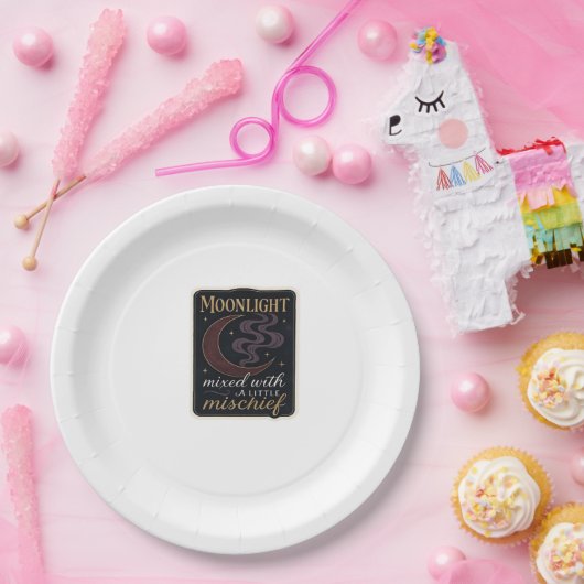 Whimsigoth Fantasy Mystical Forests, Moons & Magic Pappteller (Party)