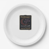 Whimsigoth Fantasy Mystical Forests, Moons & Magic Pappteller (Vorderseite)