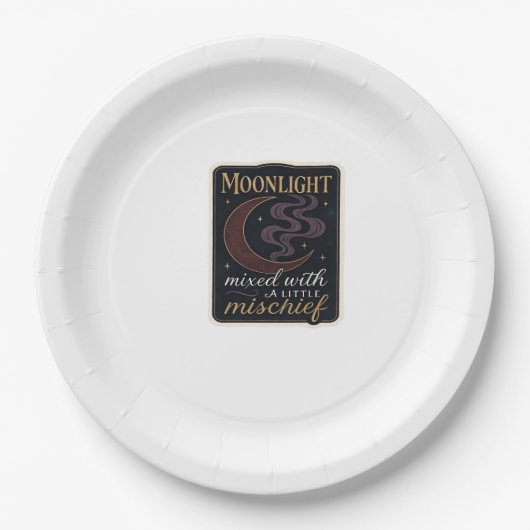 Whimsigoth Fantasy Mystical Forests, Moons & Magic Pappteller (Vorderseite)