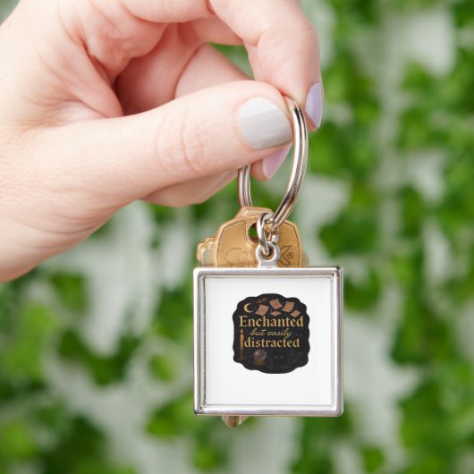 Whimsigoth Fantasy Mystical Forests, Moons & Magic Schlüsselanhänger (Hand)