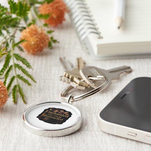 Whimsigoth Fantasy Mystical Forests, Moons & Magic Schlüsselanhänger (Seite)