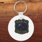 Whimsigoth Fantasy Mystical Forests, Moons & Magic Schlüsselanhänger (Vorderseite)