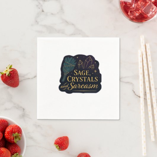 Whimsigoth Fantasy Mystical Forests, Moons & Magic Serviette (Beispiel)