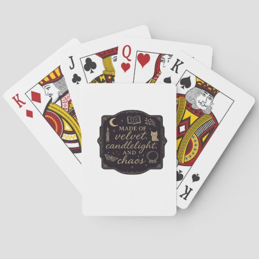 Whimsigoth Fantasy Mystical Forests, Moons & Magic Spielkarten (Rückseite)