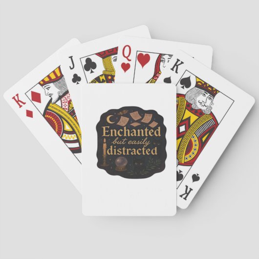 Whimsigoth Fantasy Mystical Forests, Moons & Magic Spielkarten (Rückseite)