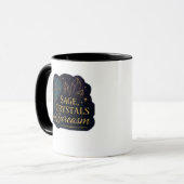 Whimsigoth Fantasy Mystical Forests, Moons & Magic Tasse (Vorderseite Links)