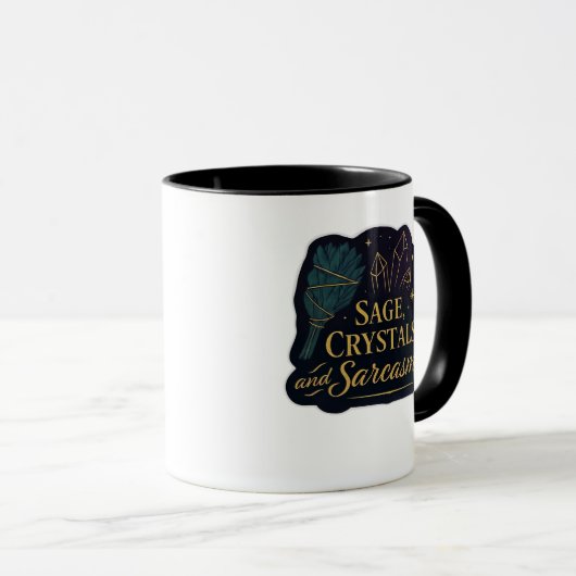 Whimsigoth Fantasy Mystical Forests, Moons & Magic Tasse (VorderseiteRechts)