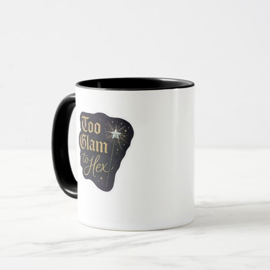 Whimsigoth Fantasy Mystical Forests, Moons & Magic Tasse (Vorderseite Links)