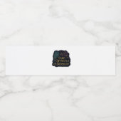 Whimsigoth Fantasy Mystical Forests, Moons & Magic Wasserflaschenetikett (Einzelnes Label)