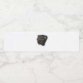 Whimsigoth Fantasy Mystical Forests, Moons & Magic Wasserflaschenetikett (Einzelnes Label)