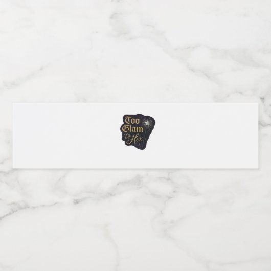 Whimsigoth Fantasy Mystical Forests, Moons & Magic Wasserflaschenetikett (Einzelnes Label)