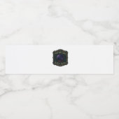 Whimsigoth Fantasy Mystical Forests, Moons & Magic Wasserflaschenetikett (Einzelnes Label)