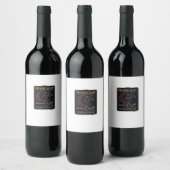 Whimsigoth Fantasy Mystical Forests, Moons & Magic Weinetikett (Flaschen)