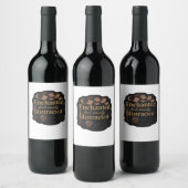 Whimsigoth Fantasy Mystical Forests, Moons & Magic Weinetikett (Flaschen)