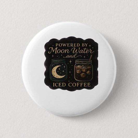 Whimsigoth Fantasy - Mystische Wälder, Monde & Mag Button (Vorderseite)