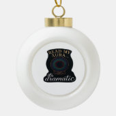 Whimsigoth Fantasy - Mystische Wälder, Monde & Mag Keramik Kugel-Ornament (Vorderseite)