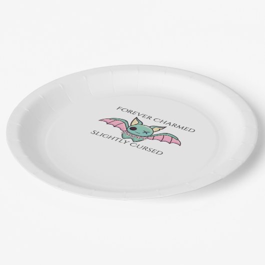 Whimsigoth Fantasy - Mystische Wälder, Monde & Mag Pappteller (Schrägansicht)