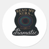 Whimsigoth Fantasy - Mystische Wälder, Monde & Mag Runder Aufkleber (Vorderseite)