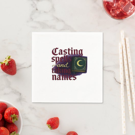 Whimsigoth Fantasy - Mystische Wälder, Monde & Mag Serviette (Beispiel)