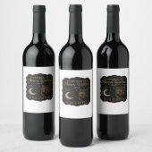 Whimsigoth Fantasy - Mystische Wälder, Monde & Mag Weinetikett (Flaschen)