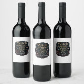 Whimsigoth Fantasy - Mystische Wälder, Monde & Mag Weinetikett (Flaschen)