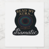 Whimsigoth Fantasy - Mystische Wälder, Monde & Mag Weinetikett (Einzelnes Label)