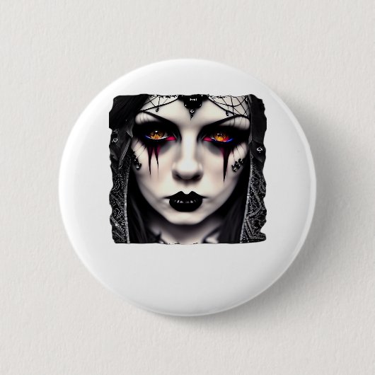Whimsigoth Funny Classic Button (Vorderseite)