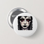 Whimsigoth Funny Classic Button (Vorne & Hinten)