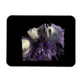 Whimsigoth Funny Design für Halloween Magnet (Horizontal)