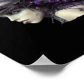 Whimsigoth Funny Design für Halloween Poster (Ecke)