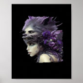 Whimsigoth Funny Design für Halloween Poster (Vorne)