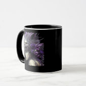 Whimsigoth Funny Design für Halloween Tasse (Vorderseite Links)