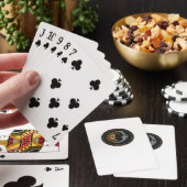 Whimsigoth gestanzter Glasmond und Sun Classic Spielkarten (In Situ)