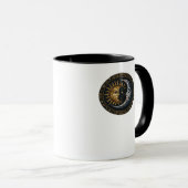 Whimsigoth gestanzter Glasmond und Sun Classic Tasse (VorderseiteRechts)