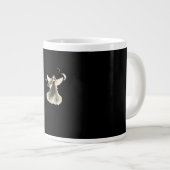 Whimsigoth Girl Dark Fairy Ästhetik mit Vibes Cl Jumbo-Tasse (Vorderseite Rechts)
