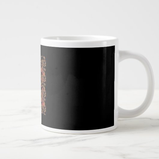 Whimsigoth Golden Vinework Grafische Jumbo-Tasse (Rechts)