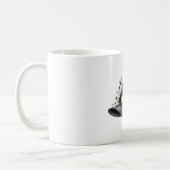 Whimsigoth-Gotik-Hexenhut mit botanischem Thema Kaffeetasse (Links)