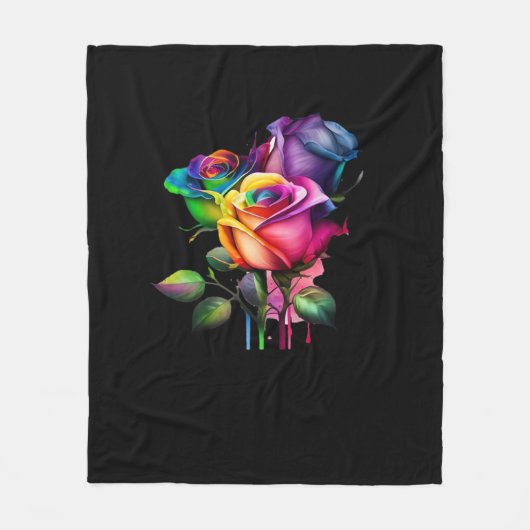 Whimsigoth - Gotisches Design Fleecedecke (Vorderseite)