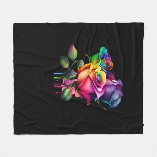 Whimsigoth - Gotisches Design Fleecedecke (Vorderseite (Horizontal))